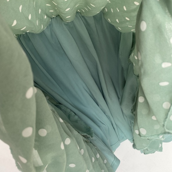 (A10) NEW Listicle Large Polka Dot necktie midi Dress, Size Large, NWOT - Picture 8 of 12